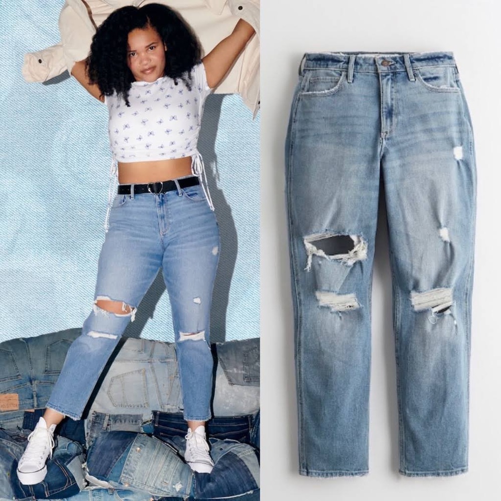 Ripped Mom Jeans